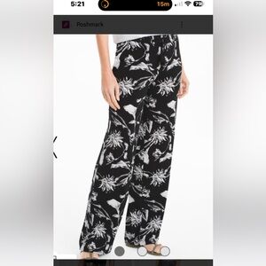 NWT White House black market palazzo pants size S R